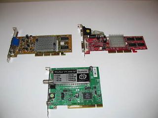 ATI Radeon 9250 + GeForce 4 MX440 + Leadtek WinFast 2000 TV USED LOTS
