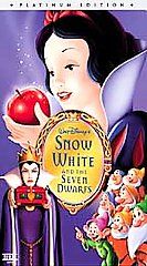 Snow White and the Seven Dwarfs VHS, 2001, Spanish Dubbed