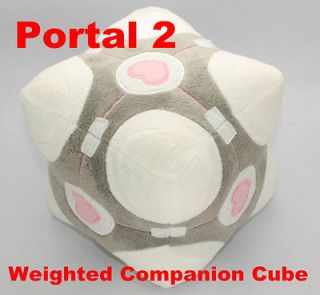 New Portal 2 Video Game Figure Toy 6 Weighted Plush Toy Companion 