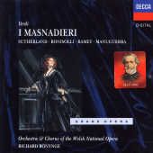 Verdi I Masnadieri Bonynge, Sutherland, Ramey, Bonisolli by Dame Joan 