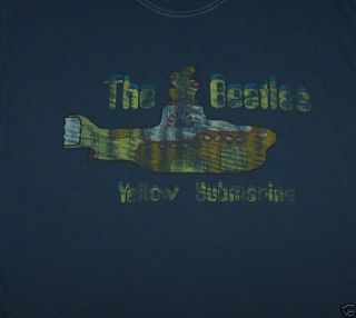 The Beatles NEW Yellow Submarine Overdye T Shirt Medium $12.00 SALE 