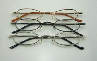HM4002)Readin​g Glasses with Metal Pen tube Case+1.0+1.5+2​.0+2.5 
