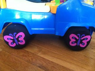 BUTTERFLY Kidems Wheelsox For 12 36mo Ride ons Ect. HELP PROTECT your 