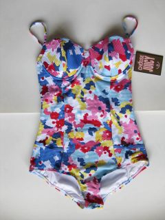   Juicy Couture Maisey maillot swimsuit underwire push up FLORAL S $164