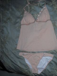 pink victoria s secret tankini swimsuit size m new