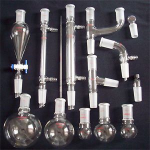 new organic chemistry lab glassware kit 24 40 laboratory glassware