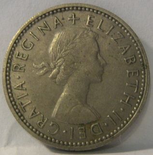 GREAT BRITAIN UK 1 Shilling 1962 K&K #H0338 Queen Elizabeth II