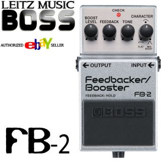 Boss FB 2 Feedbacker Booster FB2 Electric Guitar Effects Pedal Signal 