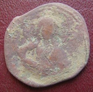   Byzantine Coin Uncleaned Romanus III Class B Anonymous Follis 9448