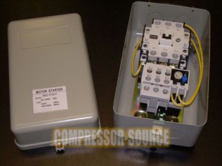 new 5 hp single phase magnetic starter motor control time