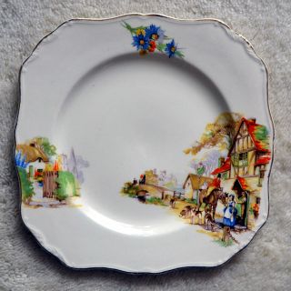 meakin the old days sunshine serving plate from