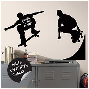 NEW SKATEBOARD PEEL AND STICK WALL DECAL BRAND NEW FACTORY SEALED
