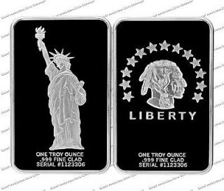 TROY OUNCE ★ .999 SILVER CLAD ★ AMERICAN INDIAN STATUE OF 