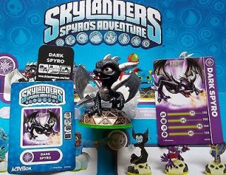 Dark Spyro figure for Skylanders with unused code (XBOX 360, PS3, Wii 