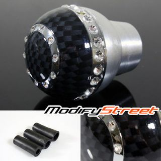 UNIVERSAL ROUND HIGH QUALITY CARBON FINISH CRYSTAL VIP MANUAL STICK 