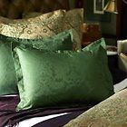 Ralph Lauren RUTHERFORD PARK Emerald green KING pillow Sham NIP $135