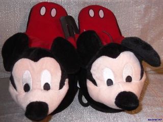 disney mickey mouse character men s plush slippers more options