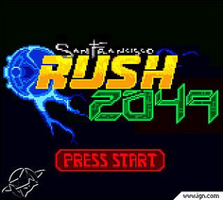San Francisco Rush 2049 Nintendo Game Boy Color, 2000