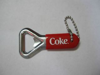 coca cola bottle opener key tag new 