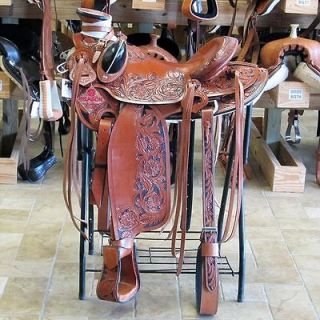 C024A HILASON BEST AMERICAN LEATHER WESTERN BIG KING WADE RANCH ROPING 