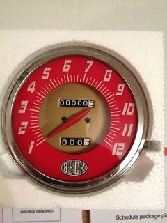   Knucklehead WL Servicar Vintage Speedometer Beck Face 21 Ratio