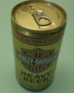 1988 HARLEY DAVIDSON CYCLES BEER CAN   JOSEPH HUBER BREWING CO,