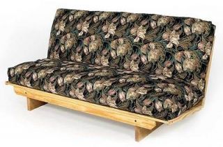 full size super ez futon frame pine wood sofa bed