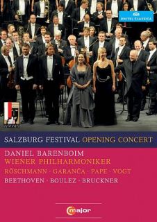 Salzburg Festival Opening Concert 2010 Beethoven Boulez Bruckner DVD 