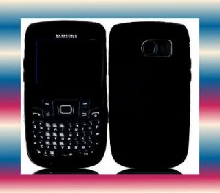   Black Straight Talk Samsung SCH R375C Soft Gel Skin Phone Cover Case