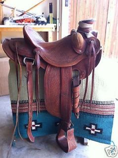 Newly listed 16 Western Cowboy Buckaroo Roping Wade A Fork Saddle 