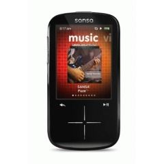 SanDisk Sansa Fuze+ SDMX20R Black (8 GB) Digital Media Player (Latest 