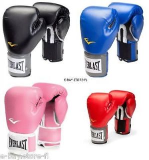 Everlast Pro Style Training Boxing Gloves Pick Size /Color Black Red 