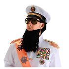 Adult Comedy Movie The Dictator Ruler Hat Beard Glasses Costume 