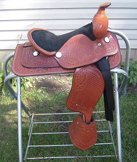PONY SADDLE 12 SEAT MADE BY LAMB SADDLERY IN U.S.A. NEW HORSE TACK