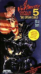 Nightmare on Elm Street 5   The Dream Child VHS, 1990