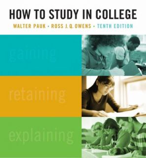   in College by Walter Pauk and Ross J. Q. Owens 2010, Paperback