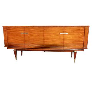 french art deco flame mahogany buffet circa 1940 s time