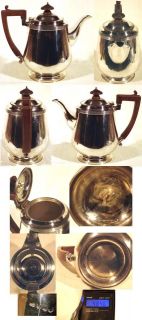 1819 georgian sterling silver tea pot  599