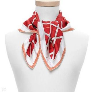 Brand New CARTIER 26678 A Made In Italy Ladies Silk Scarf Free US 
