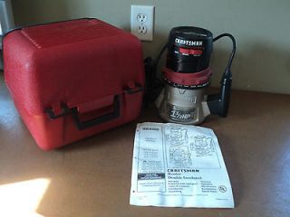  CRAFTSMAN ROUTER 1 1/2 HP Double Insulated Model # 175040 WORKS 