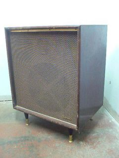 Vintage Magnavox S032 4 Way Speaker, Mid Century Modern, 15 Woofer 