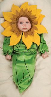 Sunflower Baby Bunting New Born Halloween Costume Party Girl or boy 