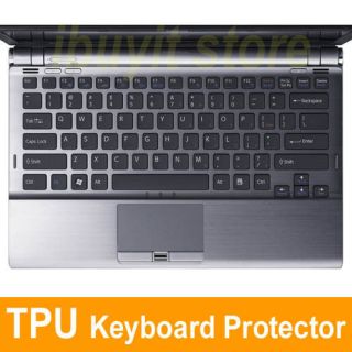 Ultra Thin Clear TPU Keyboard Protector Cover for SONY VAIO Z11 Z12 