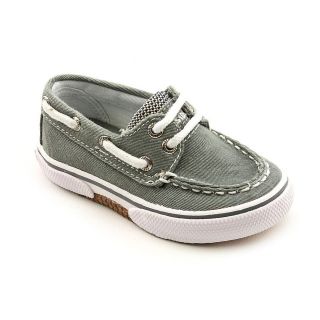 Sperry Top Sider Halyard Infant Baby Boys Size 10.5 Gray Textile Boat 