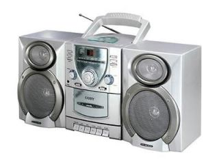 COBY CD/Cassette/Radio 1 Disc Changer Mini Audio System CX CD400
