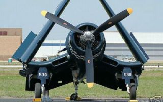 Giant F4U 1 CORSAIR Full Size Plans, Patterns & Inst. 92 in. ws. GAS 