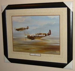 BARRY PRICE SPITFIRES STUNNING FRAMED MOUNTED ART POSTER PRINT PICTURE 