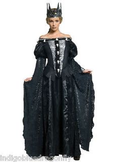 Queen Ravenna Skull Dress w/Crown Costume Snow White & The Huntsman Sm 