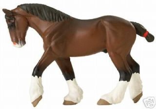 clydesdale horse safari ltd horse toy free ship w $