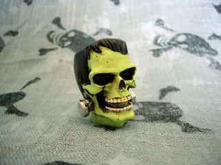 DIY Green Frankenstein Gear Shift Knob Shifter Skull Lever Handle 